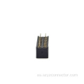 Cabeze femenino de 2.0 mm Pitch Dual fila recta